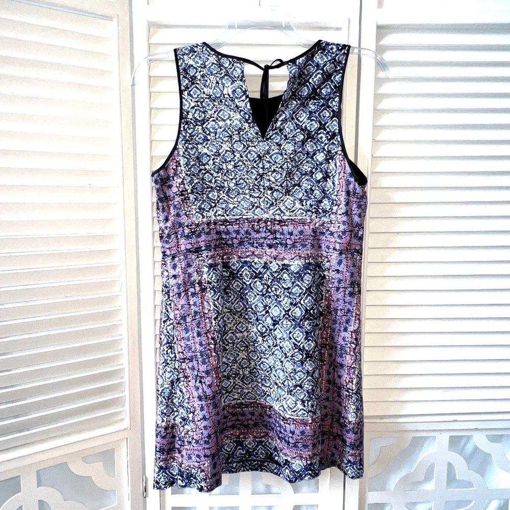Mimi Chica Cotton Sheath Dress, Size Large, Sleeveless and Lined, EC!